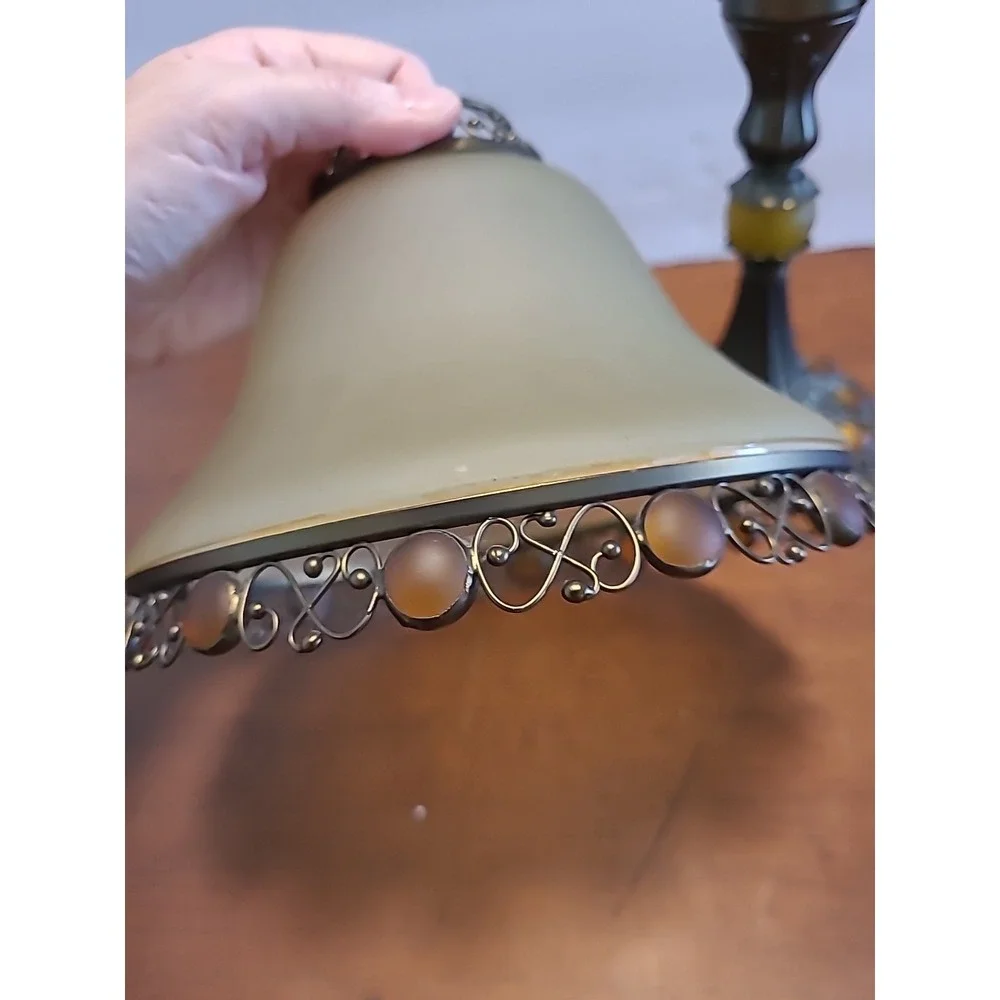 PartyLite Paris Retro Collection Bronze Tealight Lamp Candle Holder P7798 - Picture 4 of 7